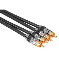 Hama Connection Cable 2 RCA (phono) Plugs-2 RCA (phono) Plugs, chromium, 1.5m  (00079034)